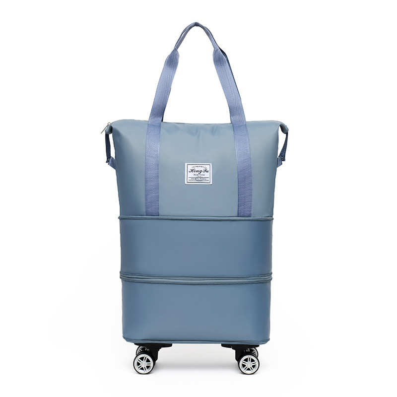 Sklopiva putna torba s kotačima, zapremine 56–75L, Oxford tkanina, odjeljak za suhe/mokre, unisex