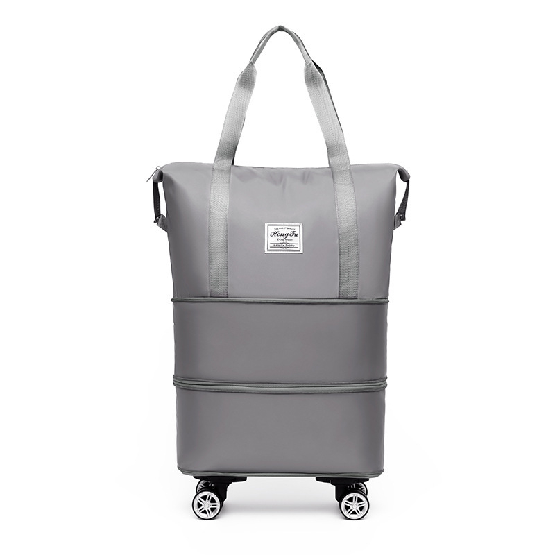 Sklopiva putna torba s kotačima, zapremine 56–75L, Oxford tkanina, odjeljak za suhe/mokre, unisex
