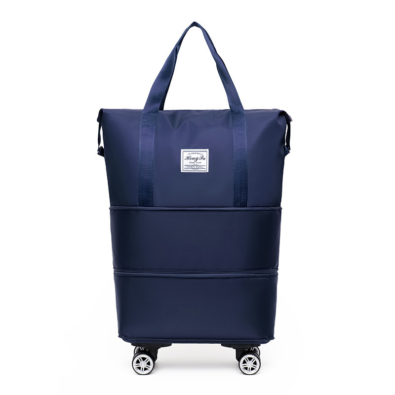 Sklopiva putna torba s kotačima, zapremine 56–75L, Oxford tkanina, odjeljak za suhe/mokre, unisex