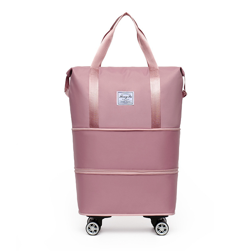 Sklopiva putna torba s kotačima, zapremine 56–75L, Oxford tkanina, odjeljak za suhe/mokre, unisex