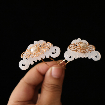 Ac de păr din plastic/rășină, în formă de frunză, stil etnic pentru femei, cod L2135