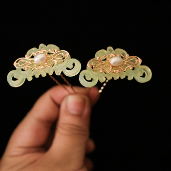 Ac de păr din plastic/rășină, în formă de frunză, stil etnic pentru femei, cod L2135