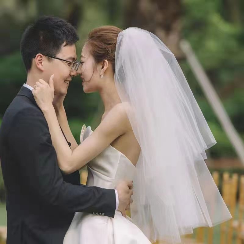 Vjenčani veo, višeslojni, koreanskog stila, za fotografiranje vjenčanja