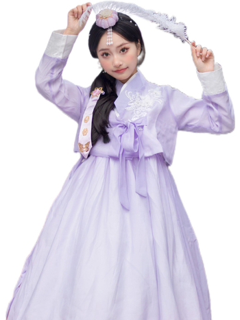 Yanji princeza Hanbok-inspirirani tradicionalni kostim za žene, mrežasta tkanina, poliester, proljeće 2025