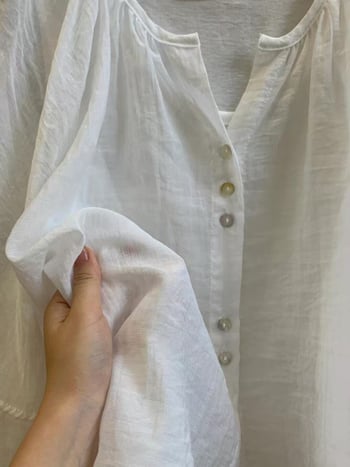 Ženska bluza-jakna od tankog šifona za zaštitu od sunca, slobodan kroj, srednja duljina, polo ovratnik, dugi rukavi, Tencel mješavina