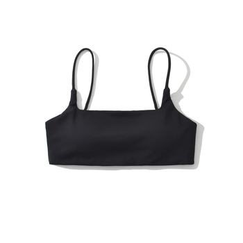 Dvostruko slojevita camisola sportska grudnjica sa kvadratnim izrezom – Slim Fit, integrirani Push-Up, Poliester/Spandeks 70–80%
