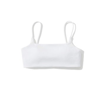 Dvostruko slojevita camisola sportska grudnjica sa kvadratnim izrezom – Slim Fit, integrirani Push-Up, Poliester/Spandeks 70–80%