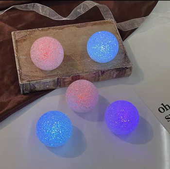 Нощна светлина за сценично изпълнение – планетообразна кристална сфера, вградена батерия, захранване ≤36V, кристален абажур, превключвател тип toggle