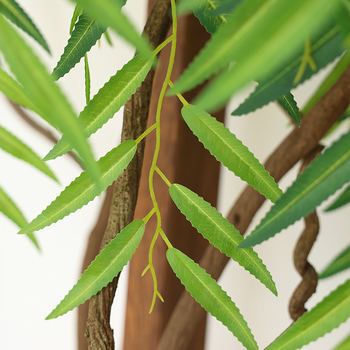 Mesterséges fűzfa levelek és ágak, műanyagból, injekciós öntés, Márka Flowers qianyun, Csomagolás karton vagy szőtt zacskó