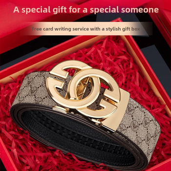 Curea Emperor Paul – curea pentru bărbați din piele naturală de vițel, cataramă automată din aliaj, lățime 2–4 cm, lungime 105–130 cm, stil business minimalist elegant