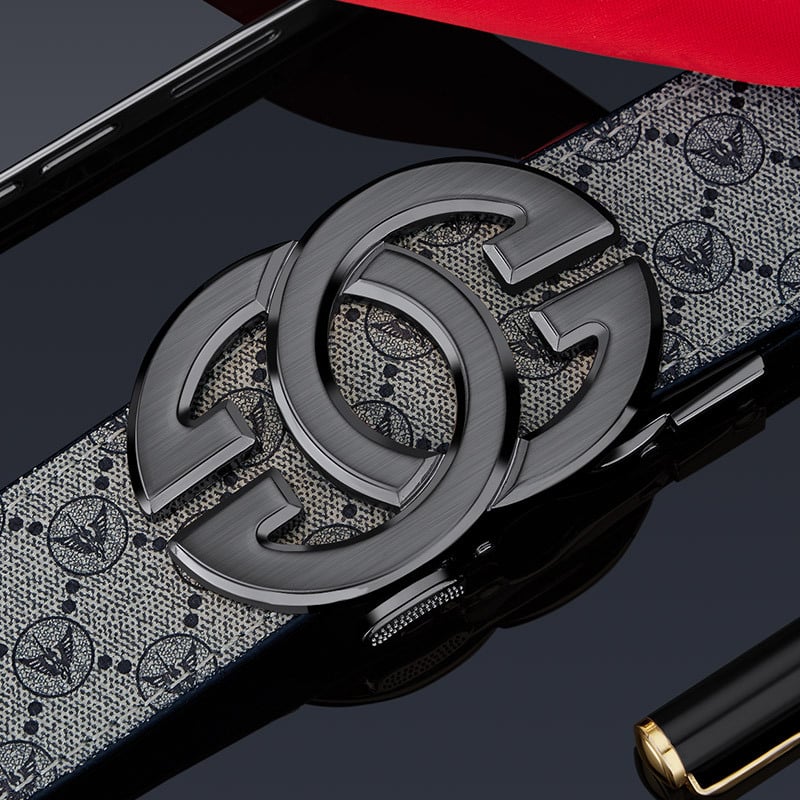 Curea Emperor Paul – curea pentru bărbați din piele naturală de vițel, cataramă automată din aliaj, lățime 2–4 cm, lungime 105–130 cm, stil business minimalist elegant