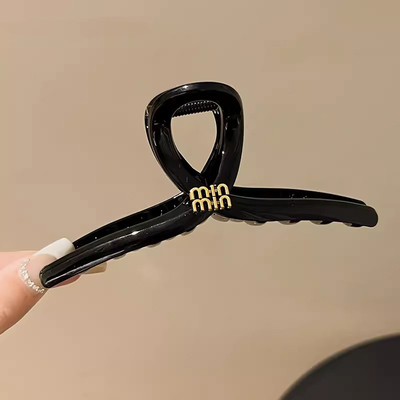 Clamă de păr din rășină acrilică – Bei Ying, stil coreean fashion OL, realizată manual, clemă de prindere