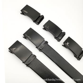Centură pentru bărbați din piele PU cu cataramă automată și cataramă din fier, lățime 2-4 cm, brand Cuddy Phoenix