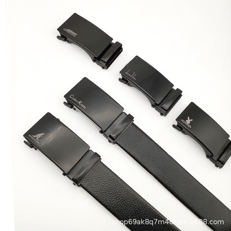 Centură pentru bărbați din piele PU cu cataramă automată și cataramă din fier, lățime 2-4 cm, brand Cuddy Phoenix