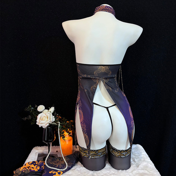 Κοστούμι cosplay από σατέν - zombie στυλ, μινιμαλιστικό, ιαπωνο-κορεατικό καθημερινό στιλ, για cosplay σε παιχνίδια/anime, άνοιξη 2026, SENMHS q03