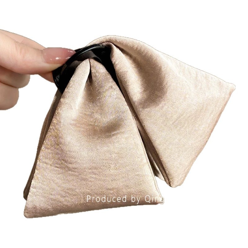 Clip triunghiular pentru păr, din stofă, lucrat manual, Su chun, pentru femei, vară 2025