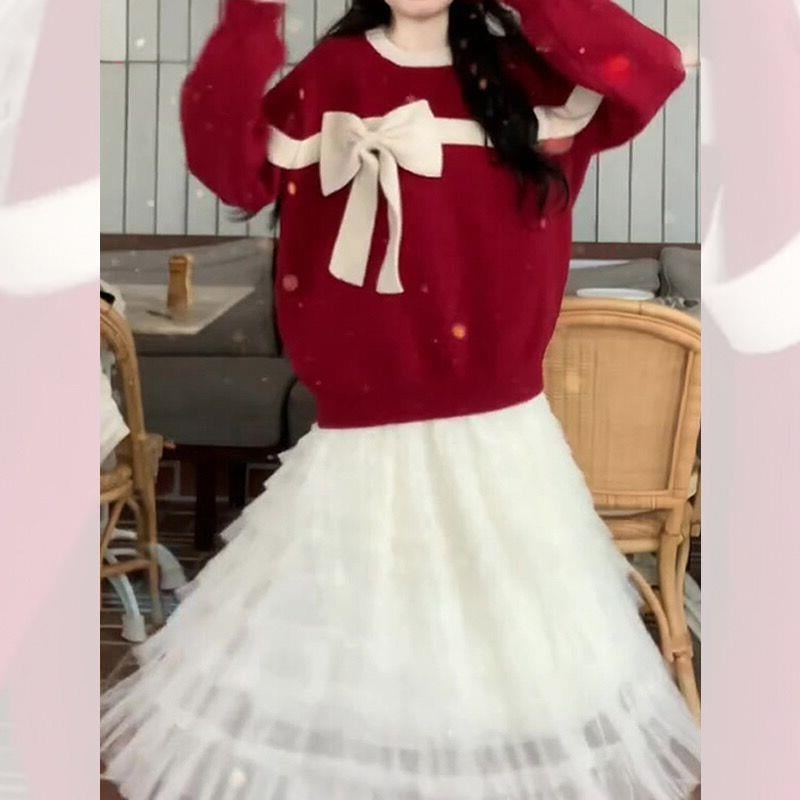 Kötött pulóver viszkózból, kerek nyak, hosszú ujjú, laza szabás, pulóver stílus