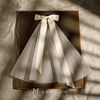 Puha fonalból készült koreai stílusú, dupla rétegű fejfedő – esküvőre, születésnapra és utazási szuvenírek