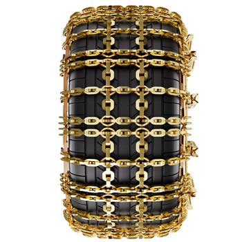 Acél hóláncok – univerzális téli járművekhez (van, személyautó és terepjáró), 165-275 mm gumira, 8 kg, testreszabható