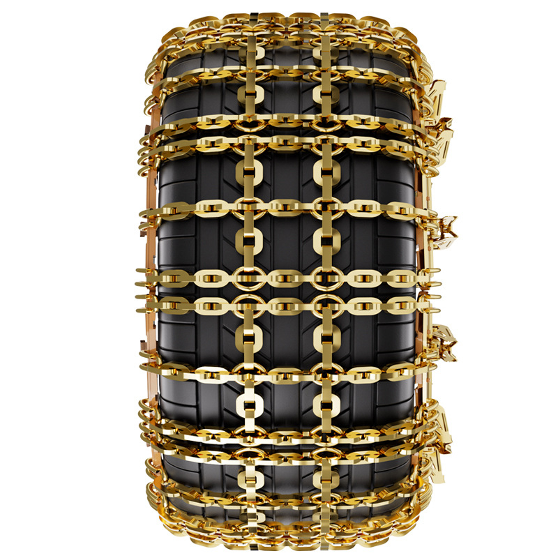 Acél hóláncok – univerzális téli járművekhez (van, személyautó és terepjáró), 165-275 mm gumira, 8 kg, testreszabható