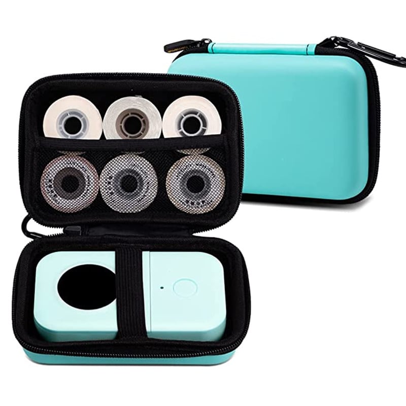 Phomemo D30 принтер за етикети - прозрачен термален стикер хартия, самозалепващи етикети за имена, 3 ролки