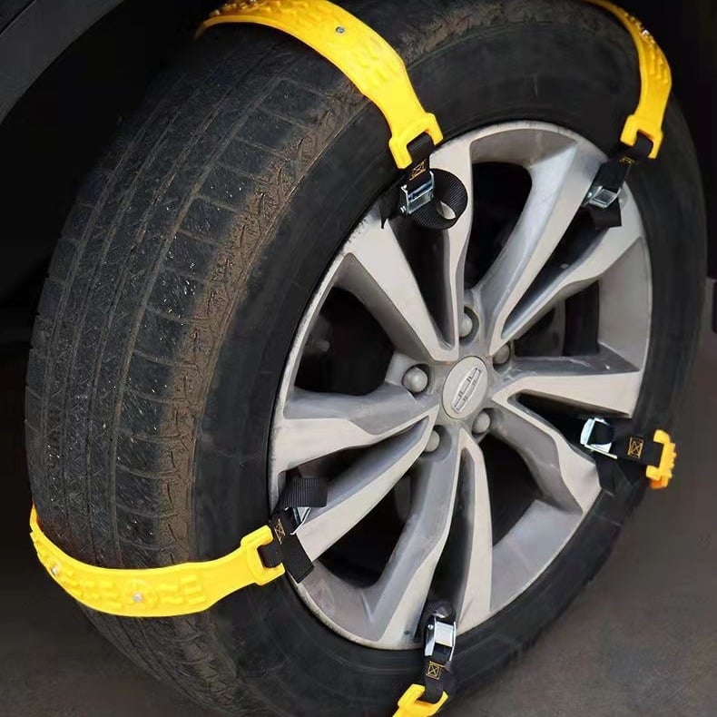 Univerzalna zimska lanac za automobil, model Xj long anti-slip chain, ojačana konstrukcija, dvostruka kopča, prilagodljivo, težina 500