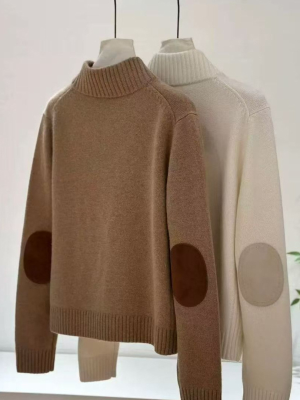 Női kardigán-stílusú kötött felső, kasmír-gyapjú keverékből, álló gallérral, hosszú ujjú, elöl gombos