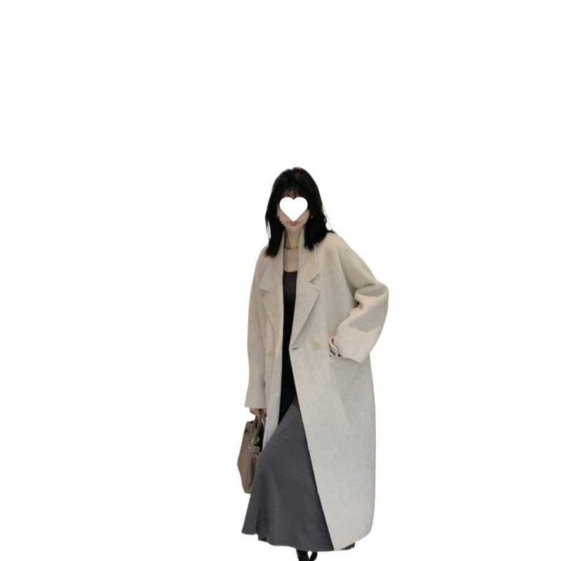 H-alakú rövid Chenille kabát prémes gallérral, 3/4-ujjú, kétoldalas, 2025 tavasza