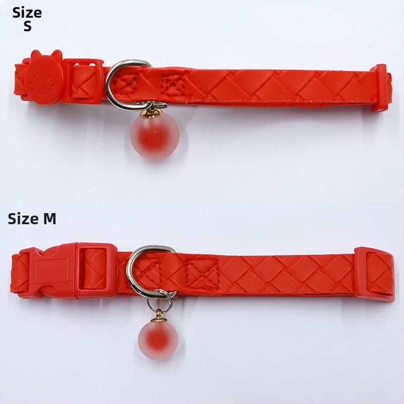 Carcasă localizator AirTag pentru zgarda animalelor de companie - husă din silicon impermeabil, țesătură PU piele, urmărire zgardă pisică, anti-pierdere