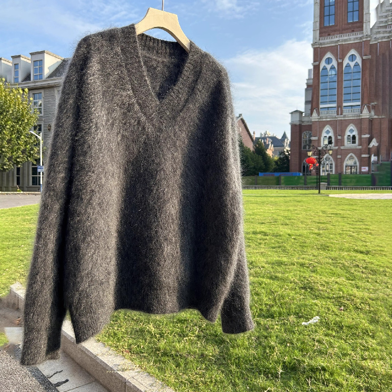 Pulóver gyapjú-kasmír keverékből, mintás, vast, karcsú szabás, kerek nyakú