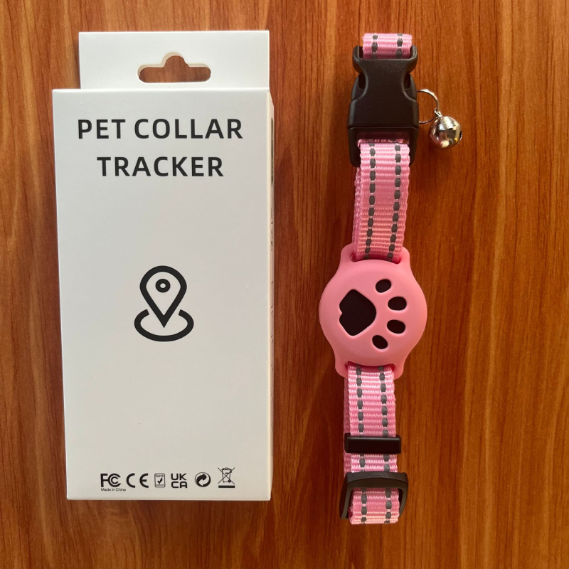 Локатор за каишка на домашни любимци, съвместим с Airtag – модел F23, Bluetooth, водоустойчив, GPS позициониране