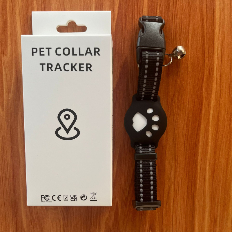 Локатор за каишка на домашни любимци, съвместим с Airtag – модел F23, Bluetooth, водоустойчив, GPS позициониране