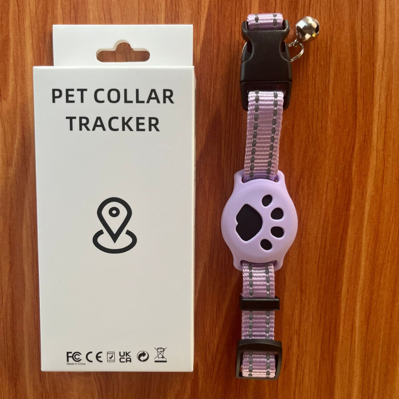 Локатор за каишка на домашни любимци, съвместим с Airtag – модел F23, Bluetooth, водоустойчив, GPS позициониране