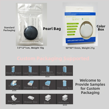 Кръгъл Bluetooth антиизгубвач за ключове, телефон, чанта и домашни любимци — Android и iOS съвместим, обхват 15 м, батерия 210 mAh, ABS, включен шнур за носене, двупосочно търсене и аларма