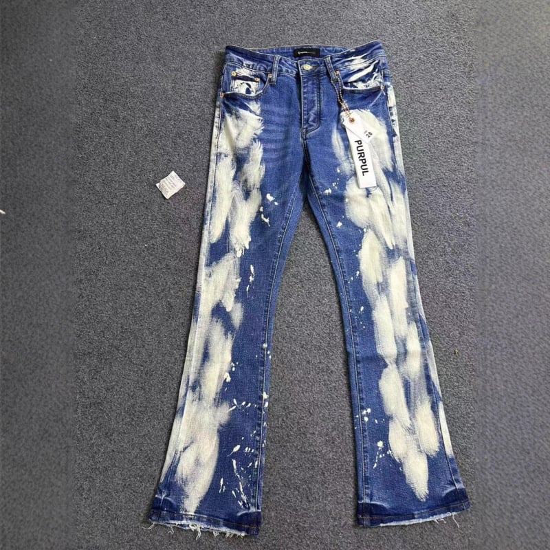 Pantalone od pamukasto-strechn denim, blago prošireni kroj, mikroelastičnost, gradski stil, četiri sezone, ljeto 2025