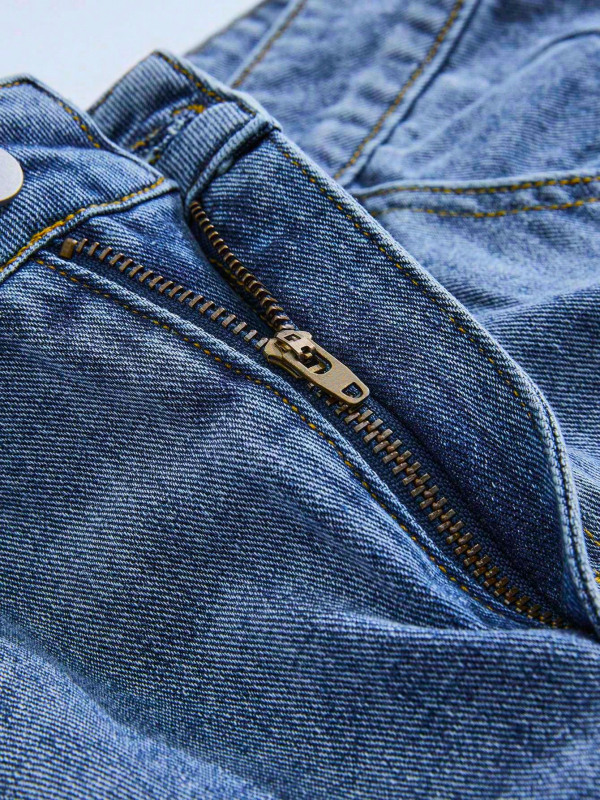 Muške traper šorceve s vintage izblijedelim dizajnom, američki street stil, širok kroj, dužina do sredine bedra, 85% poliester, ljeto