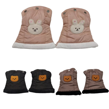 Babakocsihoz való meleg alvózsák beépített kesztyűkkel, szélvédett, poliészter anyag, töltet rost, japán stílus