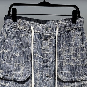 Traper kratke hlače, pamuk-denim, mikroelastičnost, korejski stil, ljeto 2025