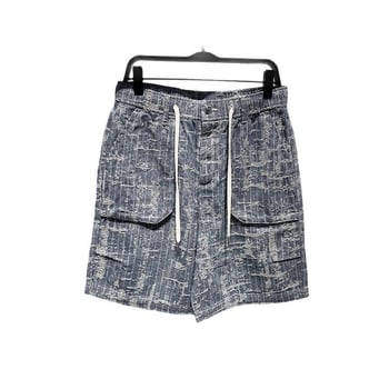 Traper kratke hlače, pamuk-denim, mikroelastičnost, korejski stil, ljeto 2025