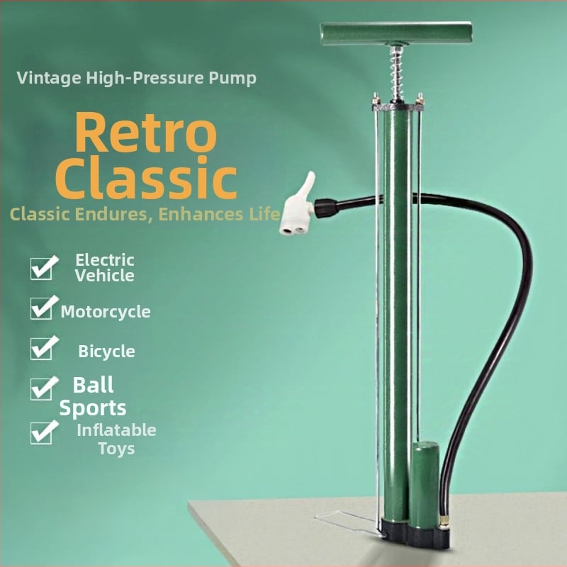 Kézi kerékpárpumpa, magas nyomású, univerzális MTB és országúti kerékpárokhoz, tartós