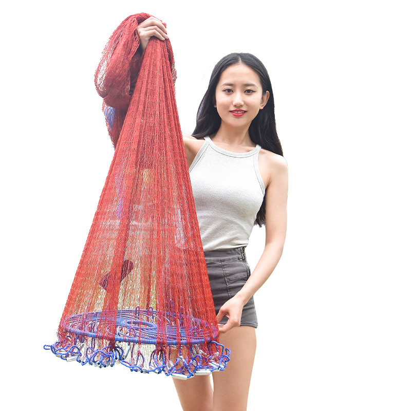 Дискова ръчно хвърляща риболовна мрежа — нейлон, марка Yitong Xinghua, произход Китай, лицензиран частен етикет