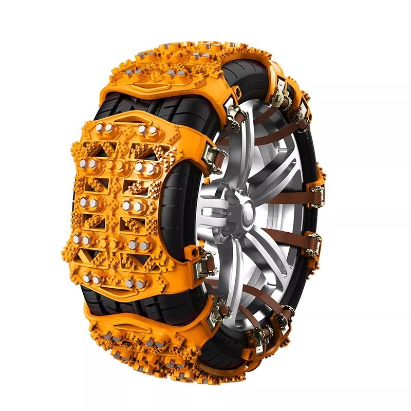 Téli csúszásgátló lánc autók és SUV-k számára, univerzális illeszkedés, automatikus feszítés, nem károsítja a gumikat