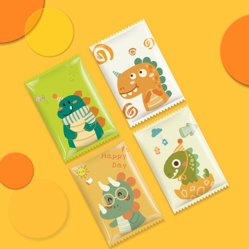 Mănuși de unică folosință pentru copii, PE transparente, de calitate alimentară, groase, pentru pictură și activități în grădiniță