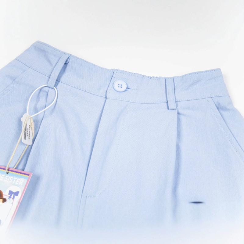 Unisex pamučne šorce s retro otiskom šteneta, opušten kroj, kratka duljina, ljeto, 100% pamuk