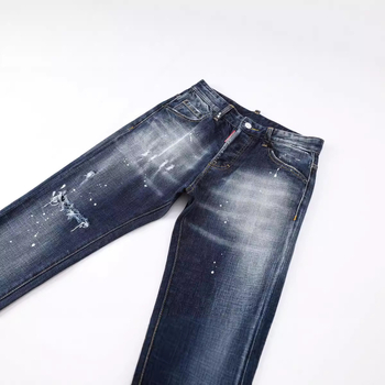 Muške slim-fit džins šorc, niski struk, 95% pamuka s mikroelastičnošću, otrgani rub
