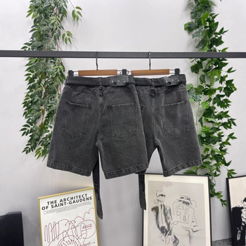 Muške traper kratke hlače - ravni kroj, pamuk-denim, ljeto 2025