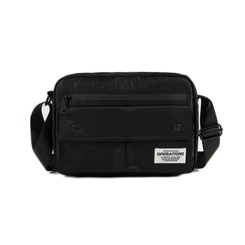 Muška crossbody torba - Urbani minimalistički stil, Oxford tkanina, Vertikalni kvadratni oblik, Zip zatvaranje, Unutarnji džepovi: zip džep, džep za mobitel, džep za identifikaciju