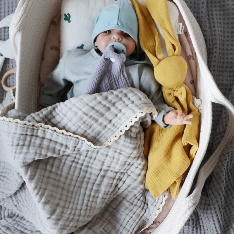 Zavijanje za novorođenče — šest slojeva gaze, punilo od 100% pamuka, pleteni materijal, Tao Tian Baby