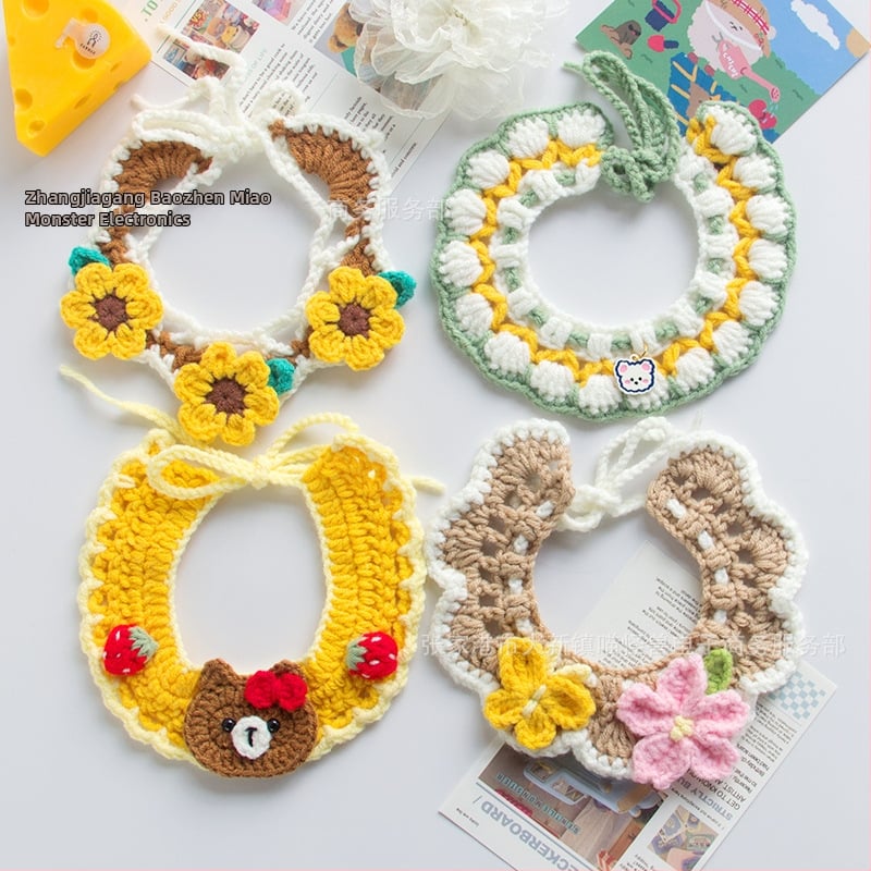 Κασκόλ από μαλλί για κατοικίδια (γάτες και μικρά σκυλιά) – γενική χρήση, τέσσερις εποχές