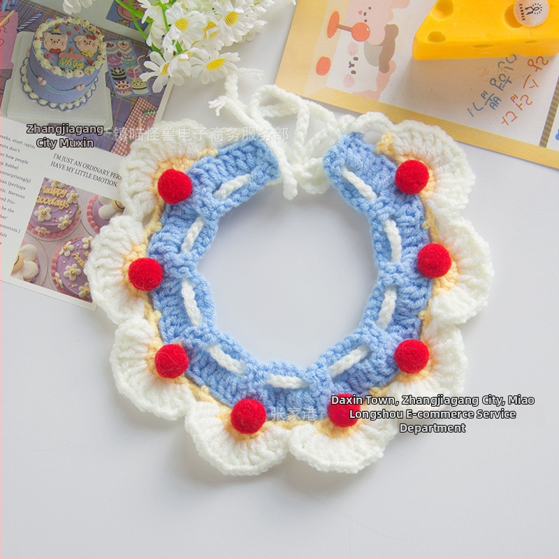 Κασκόλ από μαλλί για κατοικίδια (γάτες και μικρά σκυλιά) – γενική χρήση, τέσσερις εποχές